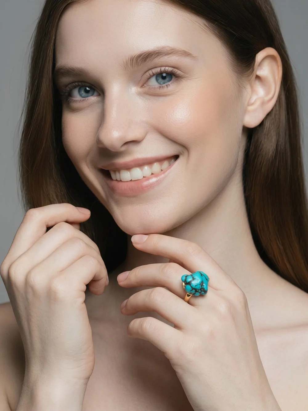 Hand Crafted elegant turquoise